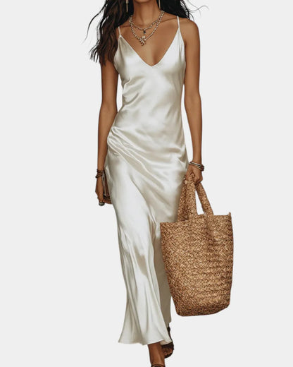 Completo Midi Satin & Knit